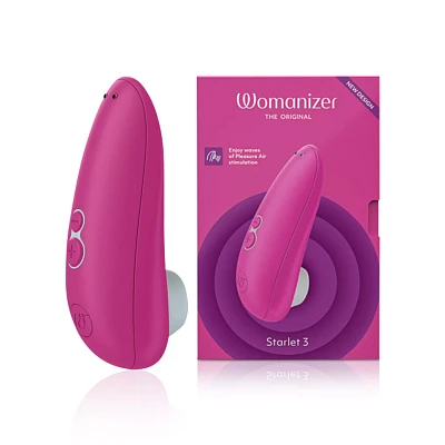 Starlet 3 Multi-Function Rechargeable Waterproof Clitoral Stimulator Pink 4.5 Inch - Womanizer