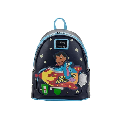 Loungefly Glow in the Dark Space Adventure Mini Backpack - Lilo & Stitch