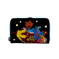 Loungefly Glow in the Dark Space Adventure Zip Wallet - Lilo & Stitch