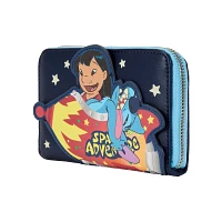 Loungefly Glow in the Dark Space Adventure Zip Wallet - Lilo & Stitch