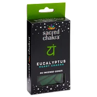 Eucalyptus Heart Chakra Cones Incense - 20 Pack