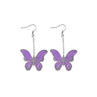 Butterfly Chain Dangle Earrings