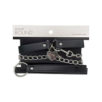 Heart Locking Collar and Leash - Pleasure Bound