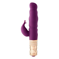 Queenie 10-Speed Rechargeable Waterproof G-Spot Rabbit Vibrator 7.2 Inch - Hott Love