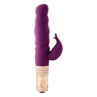 Queenie 10-Speed Rechargeable Waterproof G-Spot Rabbit Vibrator 7.2 Inch - Hott Love