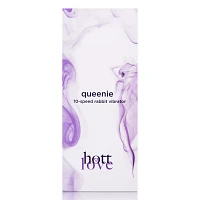 Queenie 10-Speed Rechargeable Waterproof G-Spot Rabbit Vibrator 7.2 Inch - Hott Love