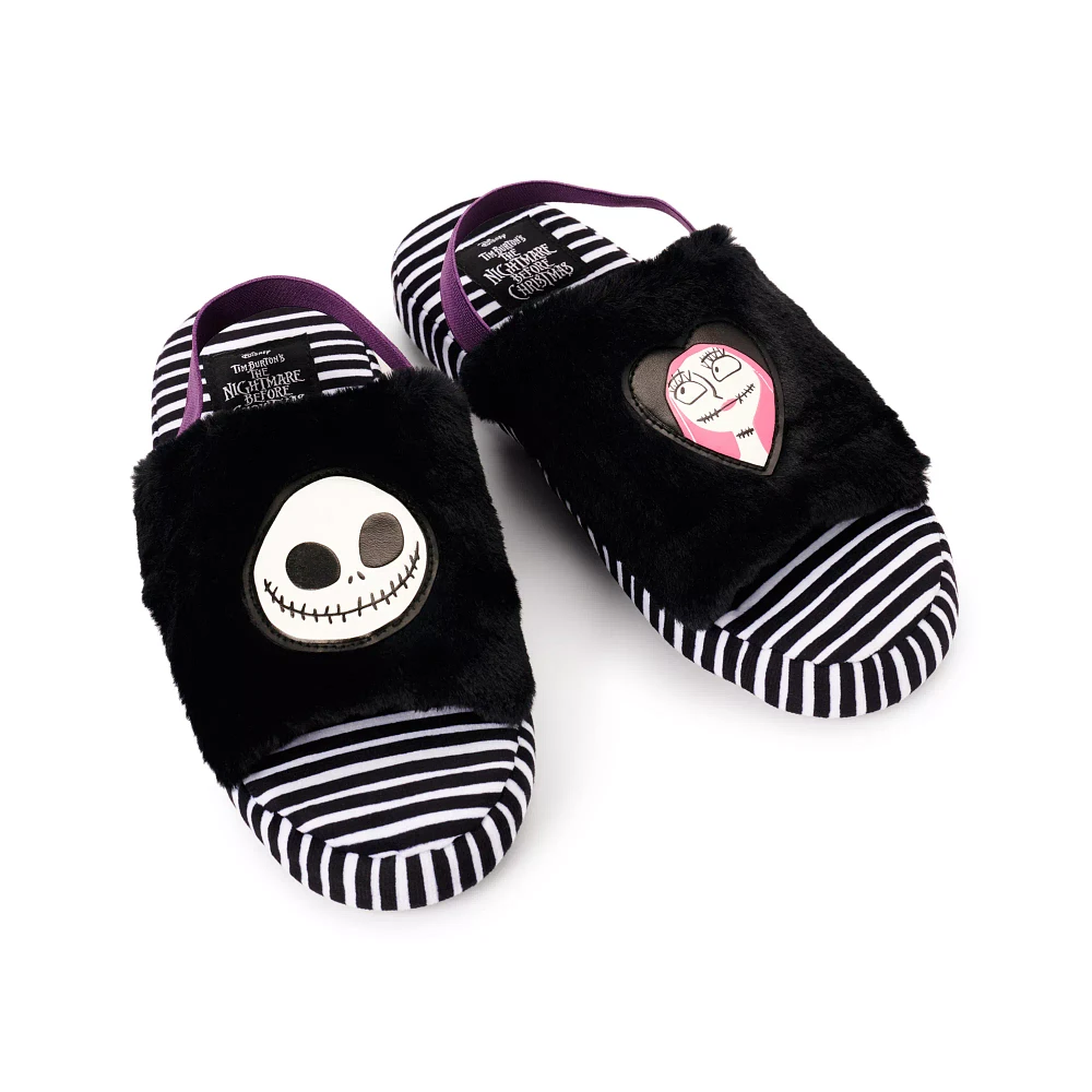 Jack Skellington and Sally Spa Slippers - The Nightmare Before Christmas