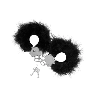Black Feather Handcufffs - Pleasure Bound
