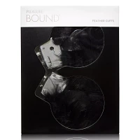 Black Feather Handcufffs - Pleasure Bound