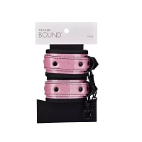 Pink Glitter Handcuffs - Pleasure Bound