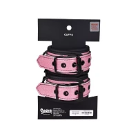 Pink Glitter Handcuffs - Pleasure Bound