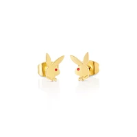 Multi-Pack Playboy Bunny and CZ Stud Earrings - 3 Pair