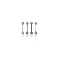 Multi-Pack Marble Splatter Barbells 4 Pack - 14 Gauge