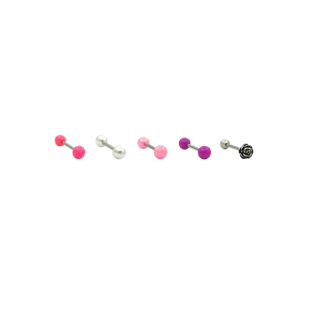 Multi-Pack Flower and Pearl-Effect Barbells