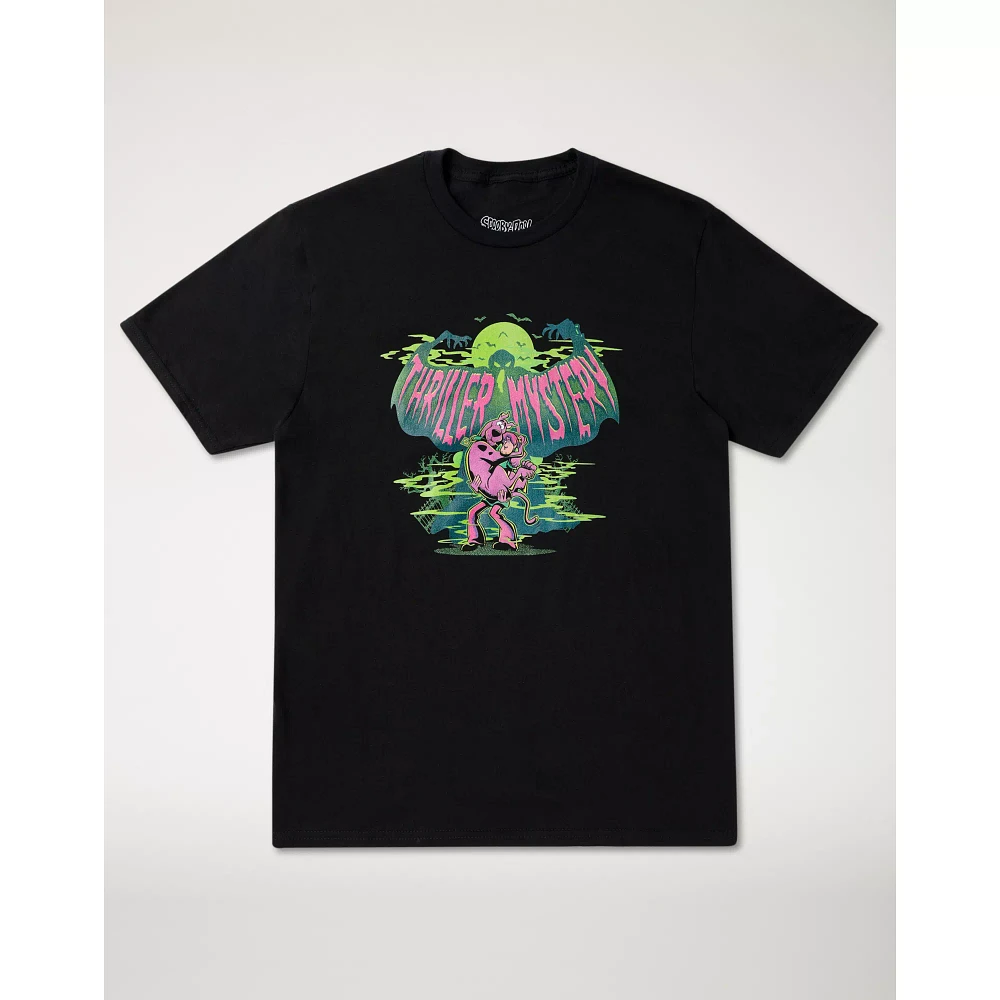 Neon Thriller Mystery Scooby-Doo T Shirt