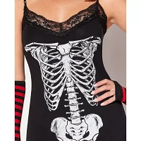 Skeleton Cami Mini Dress
