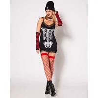 Skeleton Cami Mini Dress