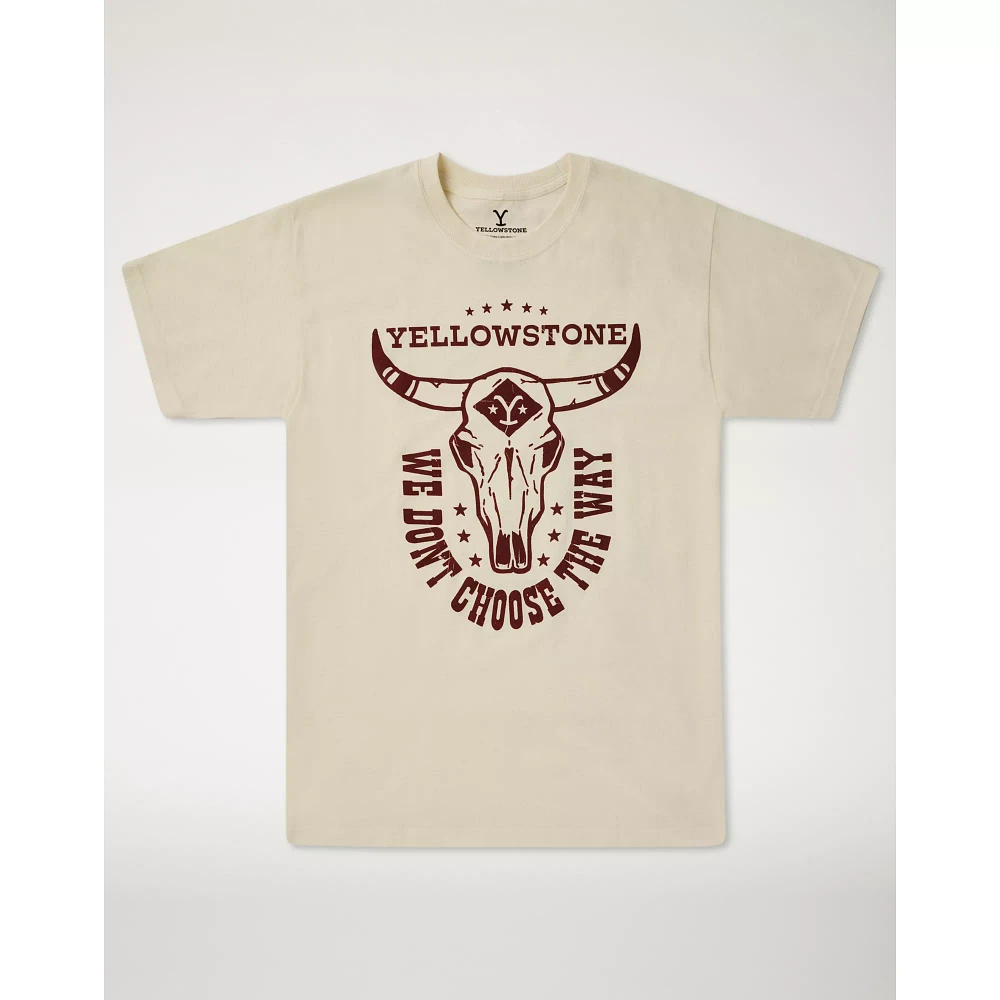Yellowstone Skull T Shirt