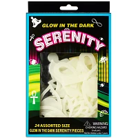 Glow in the Dark Serenity Stick-On Pieces - 24 Pack