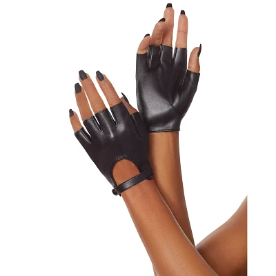 Black Moto Gloves