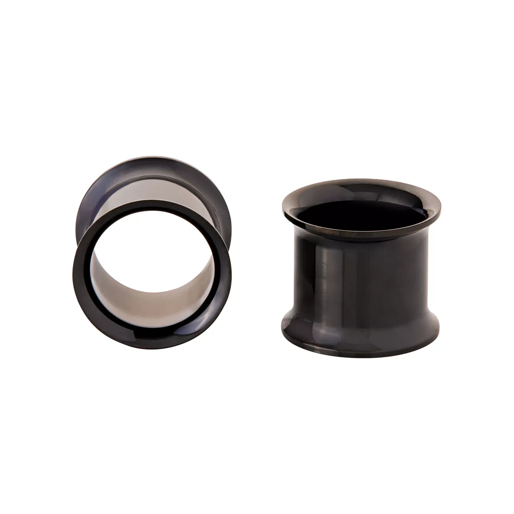 Black Titanium Double Flare Tunnels