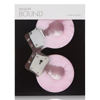 Pink Furry Handcuffs - Pleasure Bound