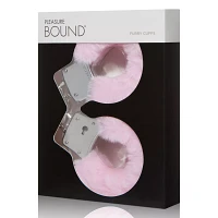 Pink Furry Handcuffs - Pleasure Bound