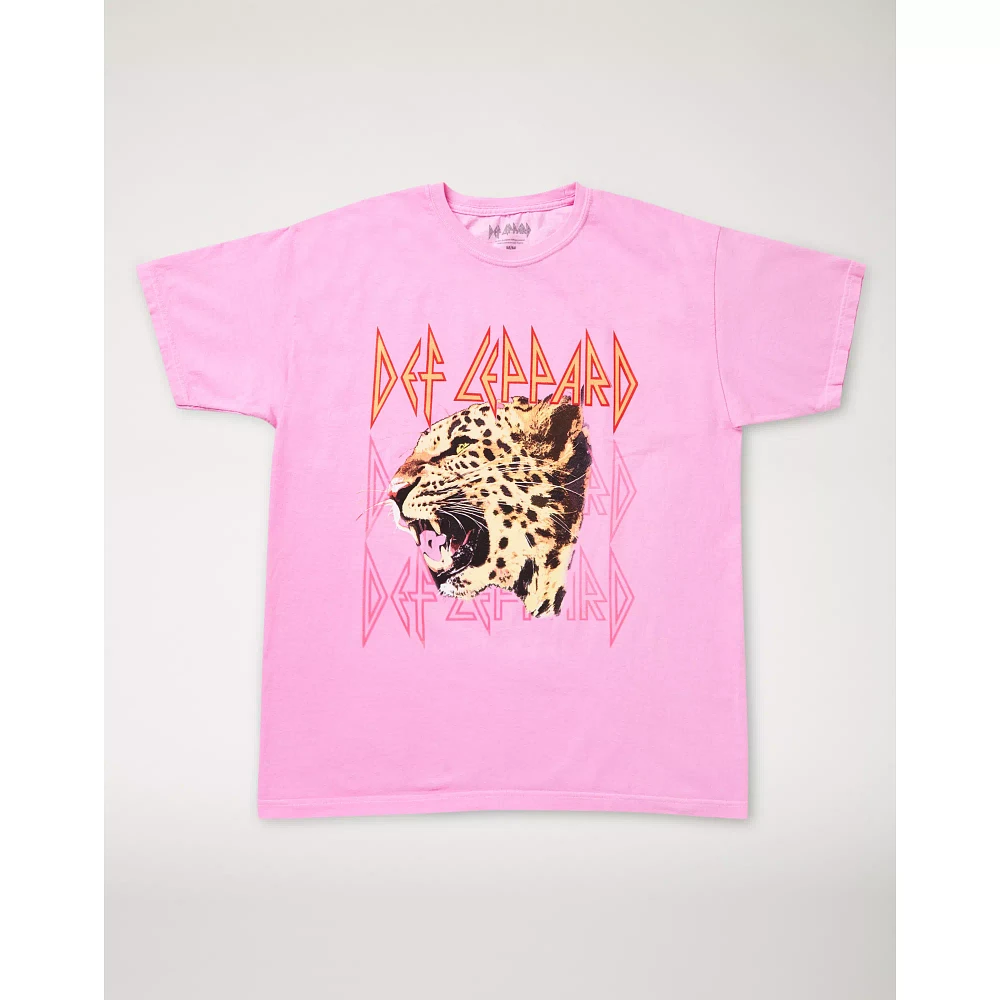 Pink Def Leppard T Shirt
