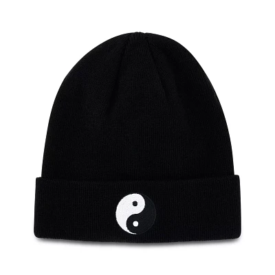 Yin Yang Cuff Beanie Hat