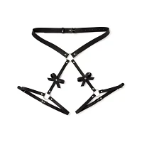 Adjustable Garter with Bows