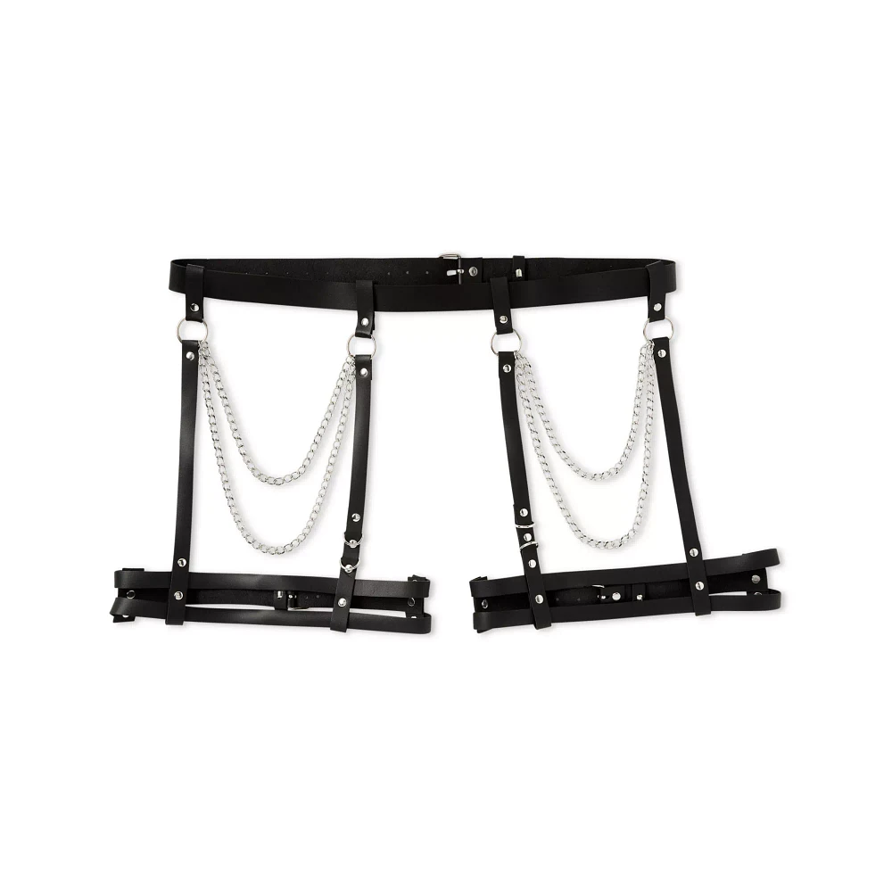 Adjustable Garter with Chain