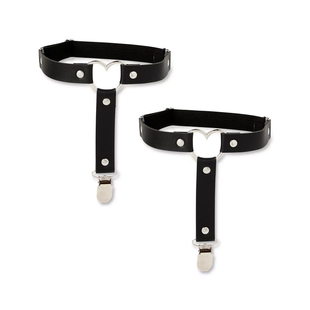 Heart Leg Garters - 2 Pack