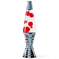 17 Inch Black and White Ribcage Lava Lamp