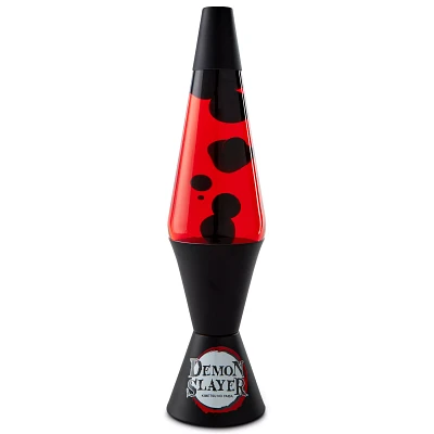 Demon Slayer 17 Inch Lava Lamp Black and Red