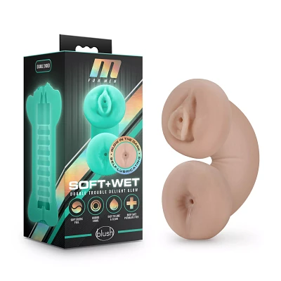 Reversible Glow in the Dark Self-Lubricating Stroker