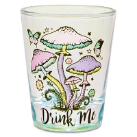 Butterfly Mushroom Drink Me Shot Glass - 2 oz.