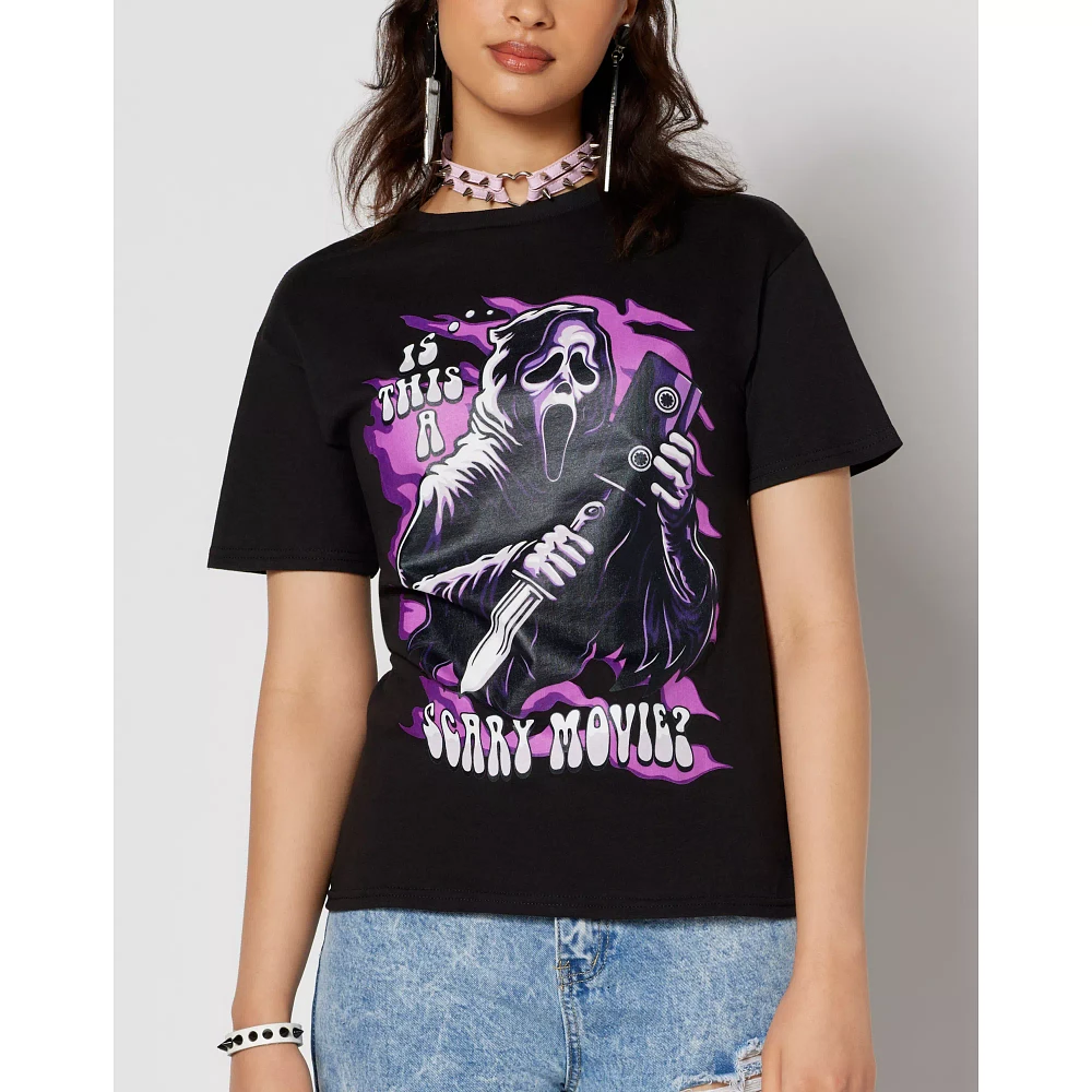 Ghost Face Scary Movie T Shirt