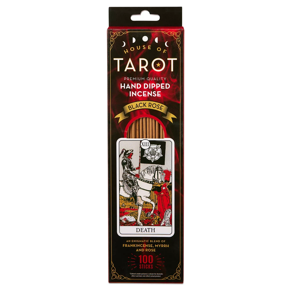 Tarot Black Rose Incense Sticks - 100 Pack