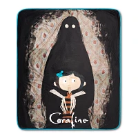 Coraline Key Reversible Fleece Blanket