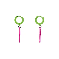 Mushroom Huggie Hoop Earrings