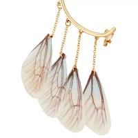 Iridescent Butterfly Wings Fairy Ear Cuffs