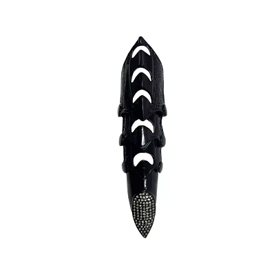 Cluster CZ Black Finger Armor
