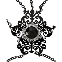 Black CZ Gothic Hand Armor