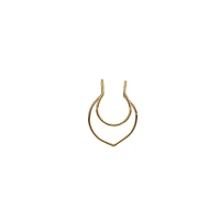 Gold Plated Faux Septum Ring