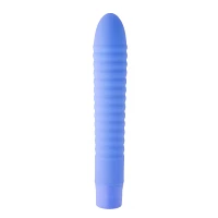 Ribbed AF 10-Function Waterproof Vibrator Purple - 8 Inch