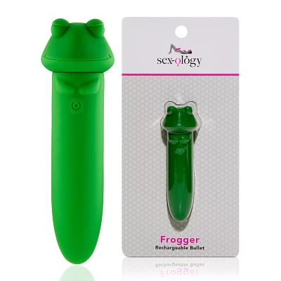 Frogger 8-Function Rechargeable Waterproof Bullet Vibrator 5.3 Inch - Sexology