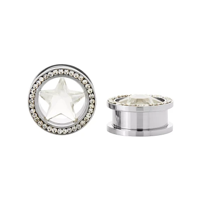 CZ Star Screw Fit Tunnels