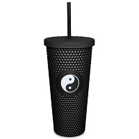 Textured Yin Yang Cup with Straw - 24 oz.