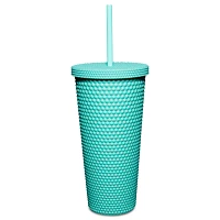 Textured Mushroom Cup with Straw - 24 oz.