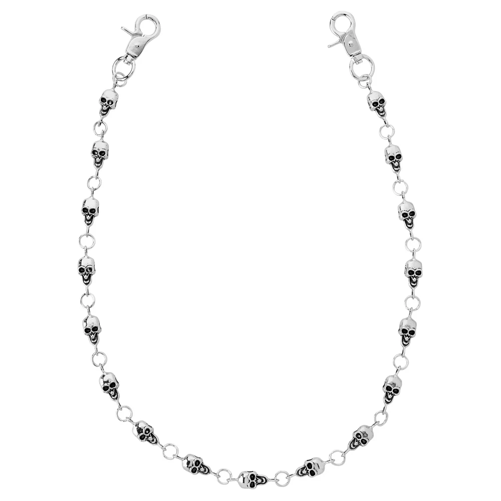 Skull Charm Wallet Chain